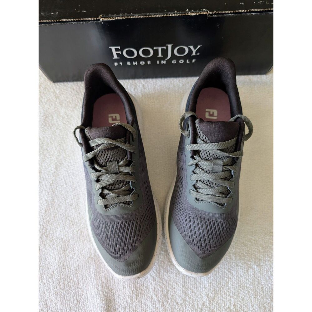 FootJoy FJ Flex Golf Shoes Gray Black Speckled Sole Size 6M NIB 95769